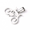 304 Stainless Steel Pendants STAS-I127-017P-2