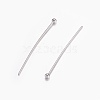 Tarnish Resistant 304 Stainless Steel Ball Head Pins STAS-O105-04-0.8x45mm-2