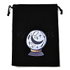 Rectangle Printed Velvet Cloth Packing Pouches ABAG-U006-03G-1
