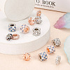  14Pcs 7 Style Zinc Alloy Rhinestone Beads ALRI-PJ0001-01-5