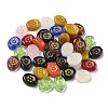 Baking Paint Mixed Styles Glass Beads GL-CBA8D6A-08-1