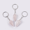 Natural Rose Quartz Keychain KEYC-P041-B014-1