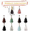 10Pcs 10 Style Natural & Synthetic Gemstone Pendants G-SZ0001-85-2