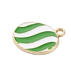 Christmas Alloy Enamel Pendants ENAM-S027-01A-G-2