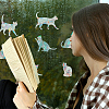 Rectangle with Cat Pattern PVC Wall Stickers X1-CF-TAC0001-12-5