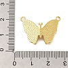 Butterfly Rack Plating Brass Pendants KK-I716-16G-3