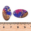 Transparent Resin and Walnut Wood Pendants RESI-T057-03G-4