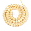 Anti-Tarnish Electroplate Glass Beads Strands GLAA-T025-8mm-19E-2