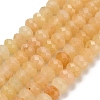 Natural Topaz Jade Beads Strands G-Z111-A06-02-3