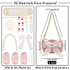 DIY Women's Bowknot Crossbody Bag Making Kits PURS-WH0005-58V-2