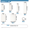 DIY Stainless Steel Rectangle Charm Necklaces Making Kits DIY-HS0001-86-2
