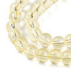 Baking Paint Transparent Glass Beads X1-DGLA-N006-6mm-03-3