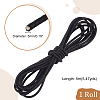 Round Braided Leather Cord OCOR-WH0082-109E-2