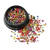 DIY 3D Nail Art Decoration Mini Glass Micro Beads MRMJ-T063-444H-1