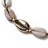 Cowrie Shell Braided Choker Necklaces NJEW-JN02387-01-2