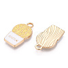 Alloy Enamel Pendants ENAM-N048-006A-1