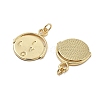 Brass Pendants KK-Q006-13G-2