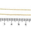 1.5mm Rack Plating Brass Ball Chain Necklaces for Women Men MAK-L044-62G-5