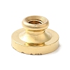 Golden Plated Round Shaped Wax Seal Brass Stamp Head STAM-K001-07G-04-2