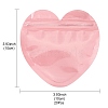 20Pcs Heart Shaped Plastic Packaging Yinyang Zip Lock Bags OPP-FS0001-03-5