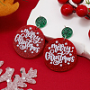 Christmas Acrylic Stud Earrings SK8065-28-1