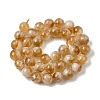 Heated Natural Citrine Beads Strands G-D323-A01-10mm-B-3