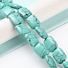 Synthetic Turquoise Beads Strands G-K357-D17-01-2