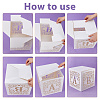 4Pcs Paper with PET Storage Boxes CON-WH0095-192-3