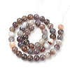 Natural Botswana Agate Beads Strands G-S279-08-12mm-2