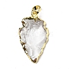 Natural Quartz Crystal Pendants G-P207-01B-1