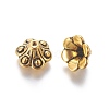 Tibetan Style Bell Filigree Bead Caps TIBE-A23845-AG-FF-1