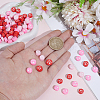 6 Strands 3 Colors Handmade Polymer Clay Bead Strands CLAY-PA0001-43-3