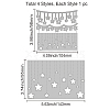 2Pcs 2 Styles Carbon Steel Cutting Dies Stencils DIY-WH0309-821-6