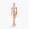 Unfinished Blank Wooden Puppet DIY-WH0163-92B-1