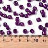 Opaque Baking Paint Glass Seed Beads SEED-T008-02U-5