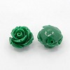 Synthetic Coral 3D Flower Rose Beads CORA-A006-15mm-042-1