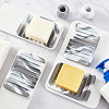 Marble Pattern Silicone Soap Dishes DIY-WH0430-018E-5