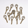 Alloy Key Pendants X-EA10901Y-AB-4