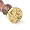 DIY Wood Wax Seal Stamp AJEW-WH0131-253-1