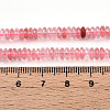 Cherry Quartz Glass Beads Strands G-T141-61-5