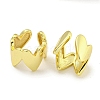 Brass Cuff Earrings EJEW-C104-073G-2