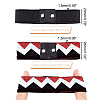   4 Pairs 4 Style Elastic Polyester Shoelace Bands FIND-PH0007-45-2