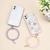 CHGCRAFT 8Pcs 4 Colors Silicone Loop Phone Lanyard KEYC-CA0001-24-4