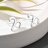 S925 Sterling Silver Stud Earrings EJEW-K303-01S-01-3