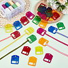30Pcs 6 Colors Acrylic Floss Bobbin AJEW-FH0008-68-4