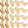 SUNNYCLUE 40Pcs 304 Stainless Steel Clip-on Earring Findings STAS-SC0008-39G-1