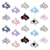 SUPERFINDINGS 20Pcs 10 Styles Alloy Chandelier Component Links FIND-FH0008-19-1