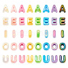 50Pcs 5 Styles UV Plating Opaque Acrylic Beads PACR-TA0001-31H-4