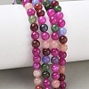 Dyed Natural Malaysia Jade Beads Strands G-G021-02A-29-5