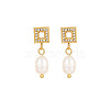 Stainless Steel Earrings with Pearl NB4152-5-1